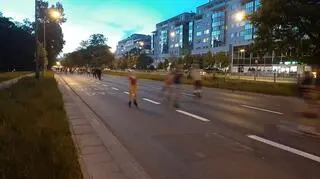 Nightskating w Warszawie