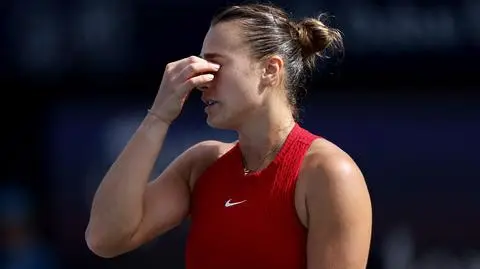 Sabalenka narzeka po sensacyjnej porażce