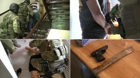 CBŚP rozpracowuje gang pseudokibiców - wideo i zdjęcie archiwalne