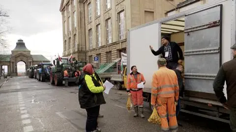 Protest rolników w Szczecinie, dzień drugi