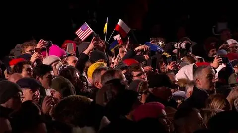 Tysiące osób z całego świata na przemówieniu Joe Bidena