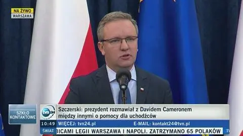 Szczerski: Duda i Cameron za przedłużeniem sankcji dla Rosji