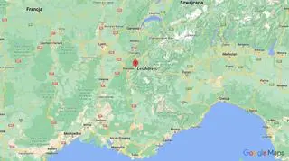 Do katastrofy doszło w pobliżu miejscowości Adrets w masywie górskim Belledonne w południowo-wschodniej Francji 