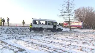Wypadek w Zofiówce. Są poszkodowani, kierowca tira uciekł