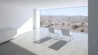 Four Eyes House w Coachella Valley, Kalifornia 