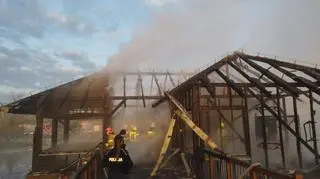 Pożar w zoo w Borysewie