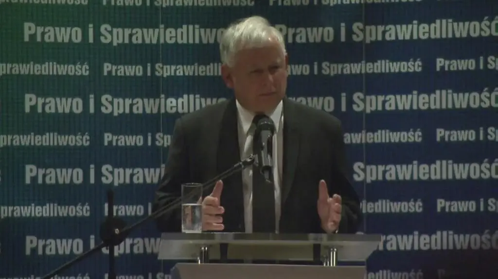 Przemówienie Jarosława Kaczyńskiego w kinie Wisła