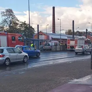 Wypadek na rondzie Grzegórzeckim