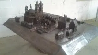 Makieta przedstawjająca Ostrów Tumski