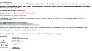 Mail z Biura Analiz Sejmowych