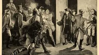Wejście Fryderyka II do Zamku w Leśnicy