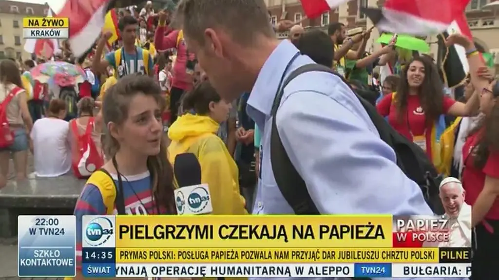 Na ŚDM do Polski przyjechali pielgrzymi z całego świata - m.in. z Syrii