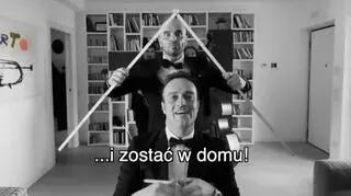 Muzycy zalecają też żeby zostać w domu