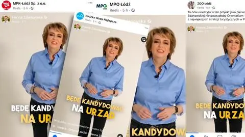 Miejskie spółki podały dalej film kandydującej prezydent