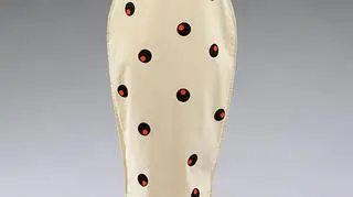 Suknia "Peacock eye" marki Modern Classics, 1980 rok