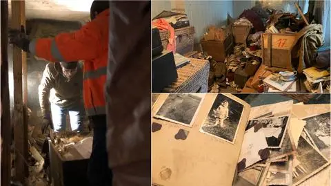 Przedmioty życia codziennego znalezione w zamurowanej piwnicy