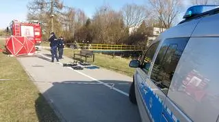 Ciało mężczyzny zauważyli mieszkańcy