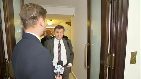 Kuchciński kontra Wit. "Na korytarzu pan mi takie pytania zadaje"