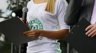 Dumnie prezentowała godło "Zielonych"