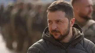 Wołodymyr Zełenski w Chersoniu 