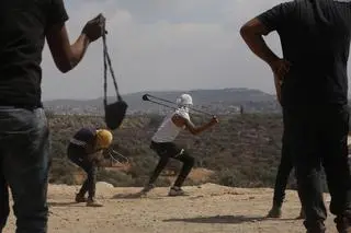 Starcia między Palestyńczykami a siłami izraelskimi w miejscowości Beita w muhafazie Nablus na Zachodnim Brzegu