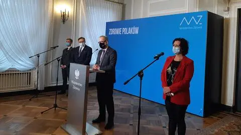 Konferencja ministra zdrowia