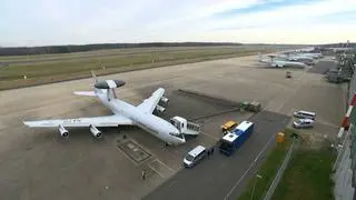 NATO-wski AWACS lata nad Polską