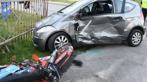W wypadku zginął 15-letni motocyklista 