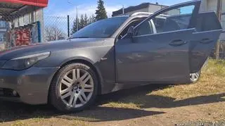 Samochód, którym jeździli oszuści