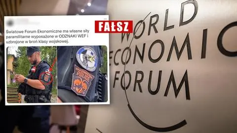 Szczyt w Davos ma już "własne siły paramilitarne"? Lokalna policja tłumaczy
