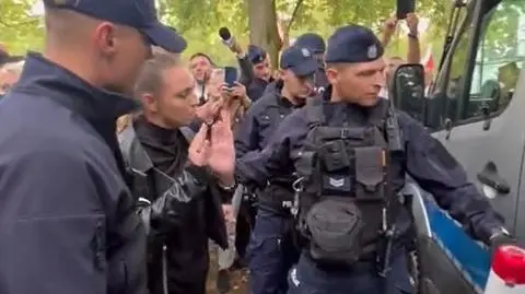 Interwencja policji wobec Kingi Gajewskiej