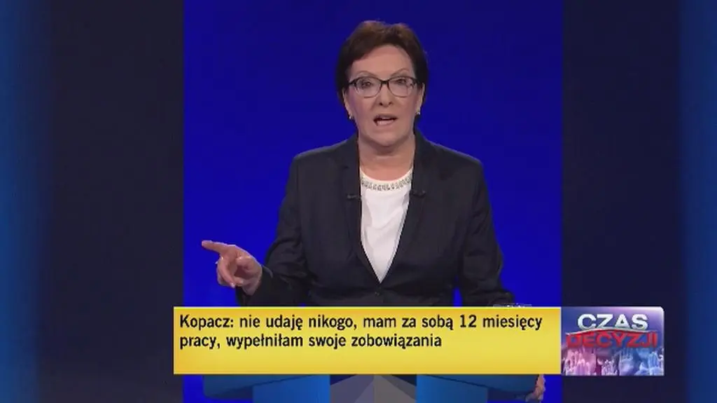 Wystąpienie końcowe Ewy Kopacz