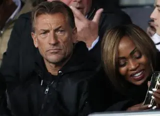 Herve Renard z partnerką