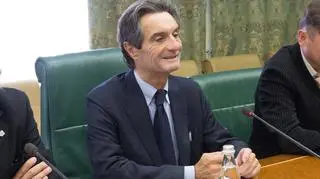 Attilio Fontana w ostatnich dniach był częstym gościem włoskich programów telewizyjnych