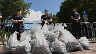 Protest koksowników przed Sejmem
