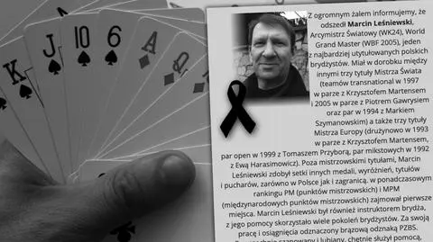 Nie żyje jeden z najbardziej utytułowanych polskich brydżystów