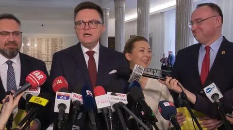 Szymon Hołownia, konferencja prasowa