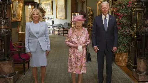 Królowa przyjęła amerykańską parę prezydencką. Biden: przypomniała mi moją matkę