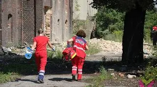 Ratownikom udało wyciągnąć się jedną osobę