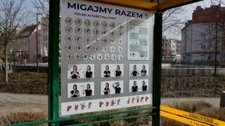 Tablice z polskim alfabetem palcowym