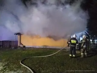 70-latek zginął w pożarze drewnianego domu w pow. radzyńskim