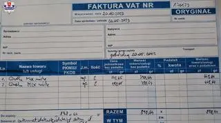 Policja ostrzega przed oszustem, który rozwozi do sklepów paczki, wystawia fałszywe faktury i bierze pieniądze
