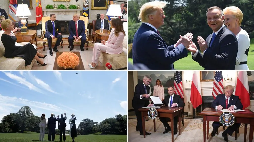 Skrót wizyty polskiej pary prezydenckiej w Białym Domu