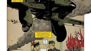 Wojna w Krakowie na ilustracji w komiksie Tomasza Bereźnickiego