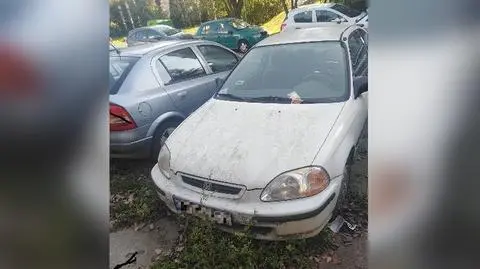 Honda zarastała mchem na Ursynowie. Była kradziona 