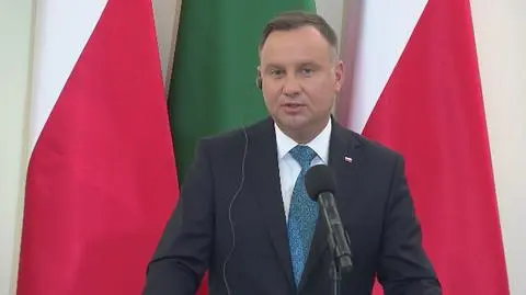 Prezydent Andrzej Duda był pytany o sądownictwo