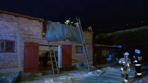 Interwencja straży pożarnej w Koniecpolu