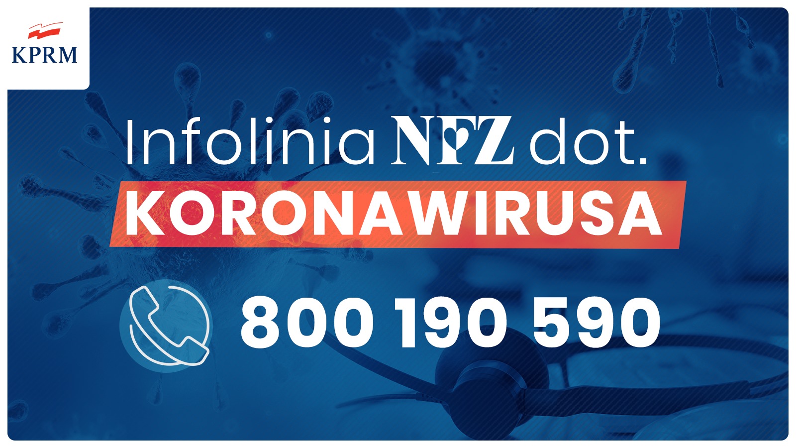 Infolinia NFZ dotycząca koronawirusa