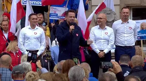 "Te wybory są o tym, czy patrzymy dumnie w przyszłość, czy cały czas oglądamy się do tyłu"