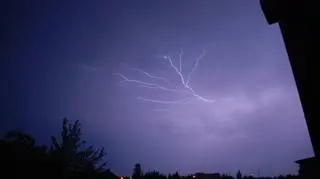 Wyładowania atmosferyczne nad Wieliszewem